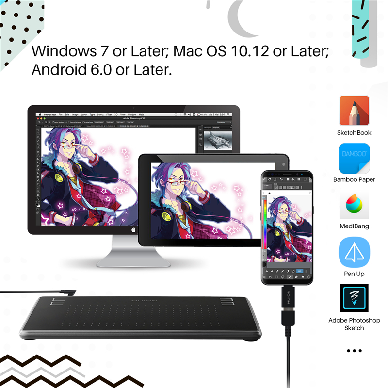 Digital Signature Pad - Stock H430P Animation Design Artist Board