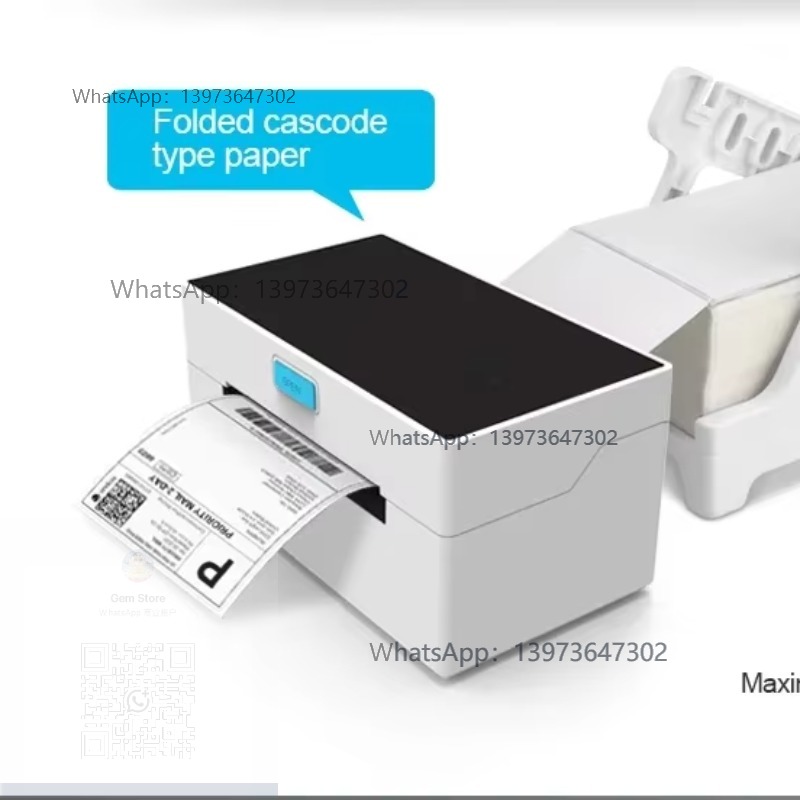 Label Printer Thermal - 3inch 80mm Wireless USB Thermal Sticker