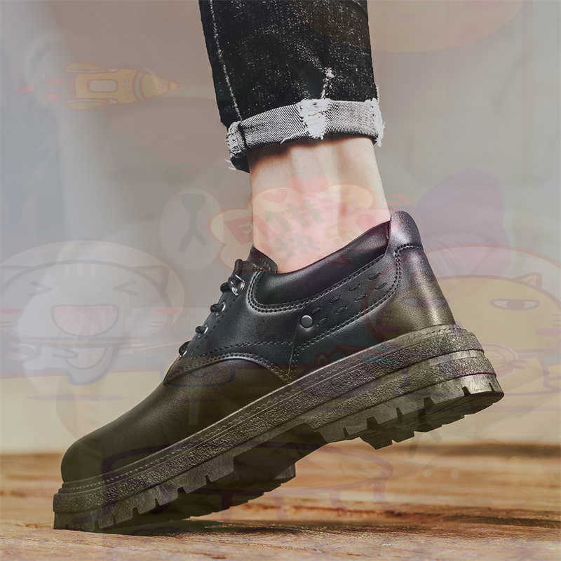Tech Office Names - Dark Natural Leather Fashion Trainers Tennis