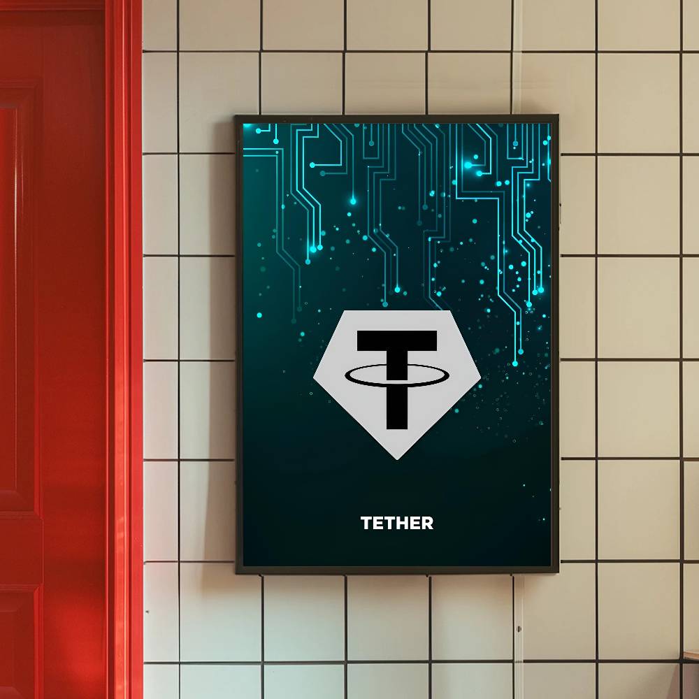 Tech Circuit Crypto Symbol Pos - Office Tech Decor ulasan dan harga