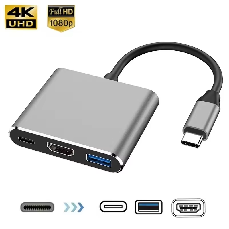 3 IN 1 USB PD HDMI Docking Sta - Docking Station Usb C ulasan dan harga