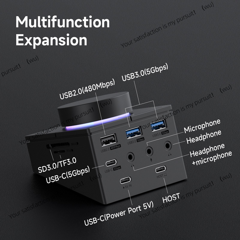 USB C Hub With Shortcut Button - Docking Station Usb C ulasan dan harga