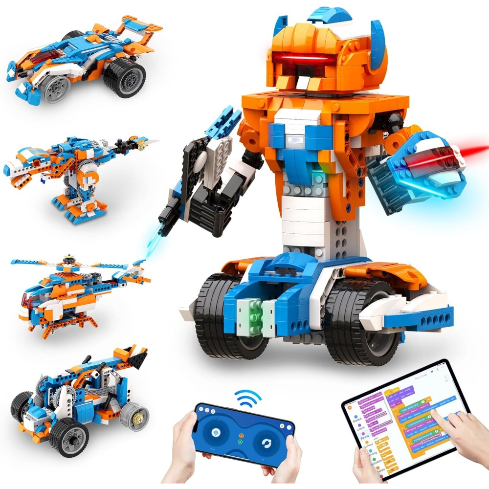 Modern STEM Robot Building Kit - Office Tech Decor ulasan dan harga