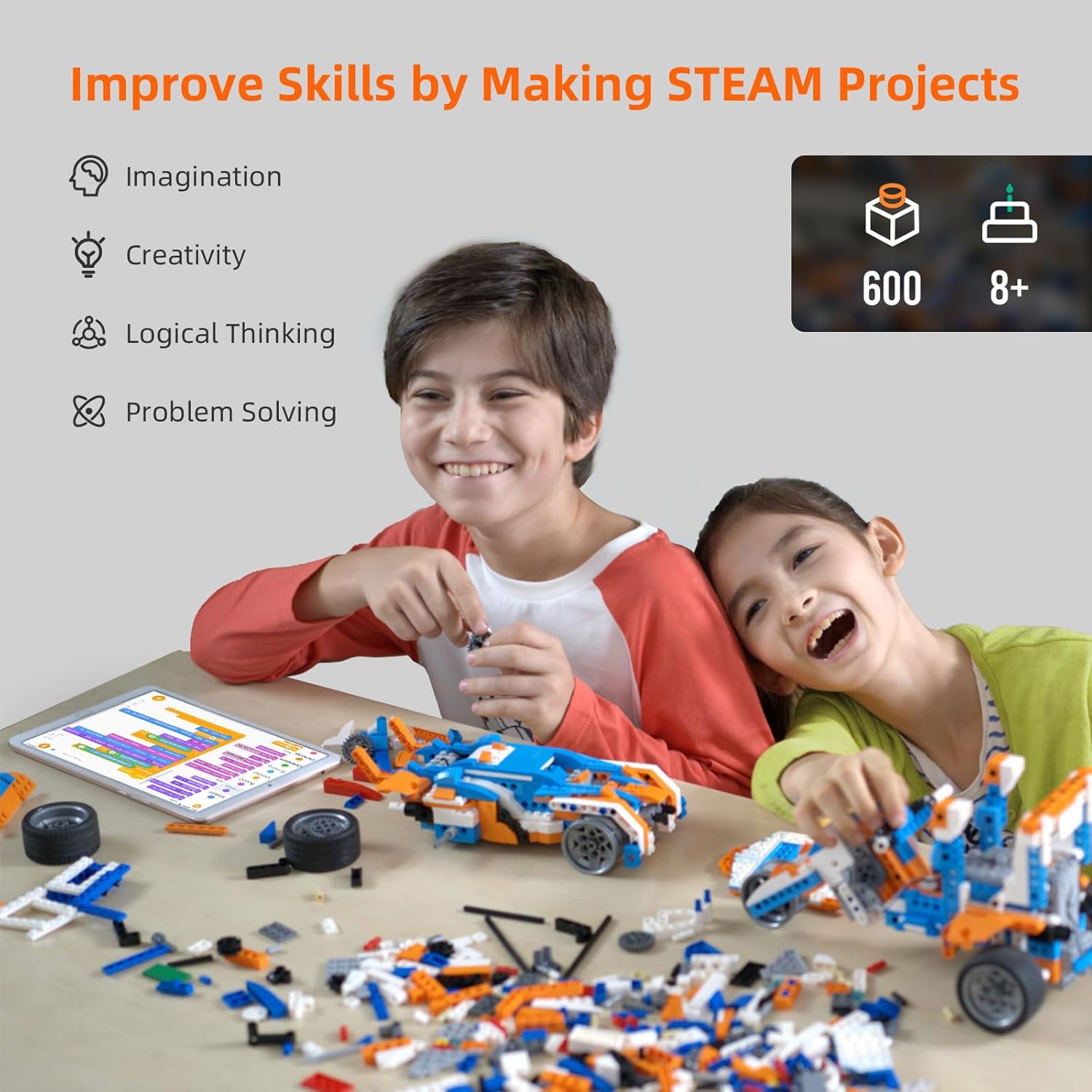 Modern STEM Robot Building Kit - Office Tech Decor ulasan dan harga