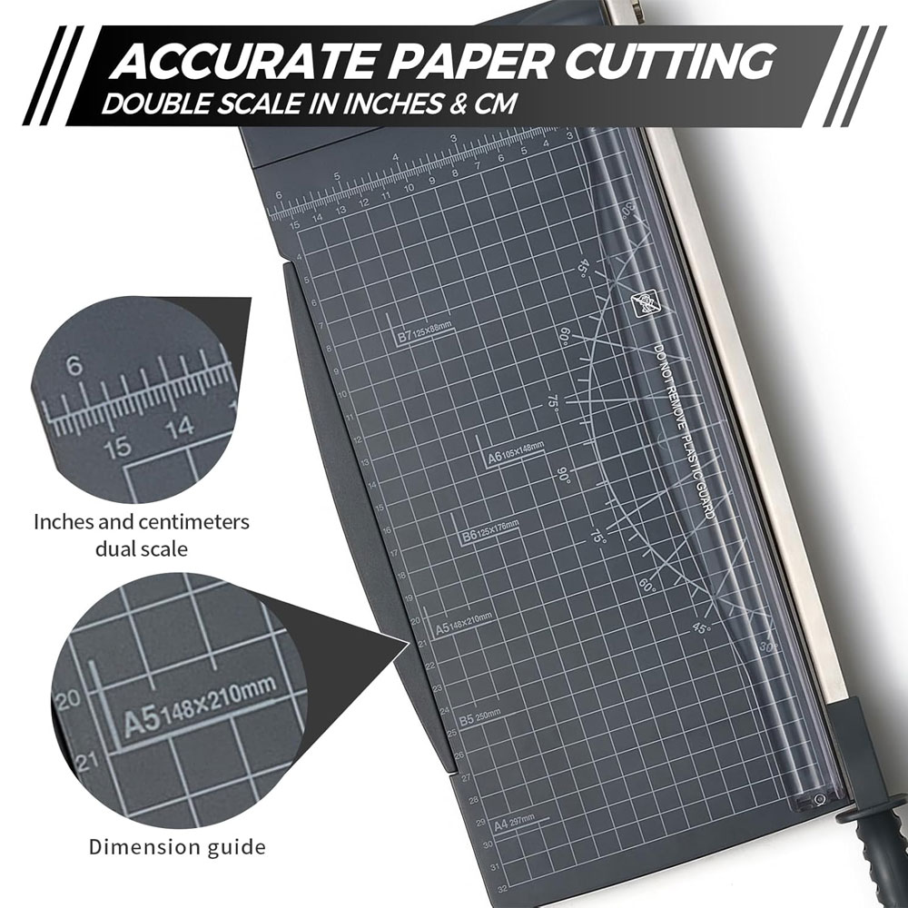12-Inch Guillotine Paper Cutte - Paper Cutting Guillotine ulasan dan harga