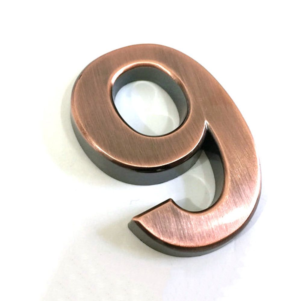 1 PC 3D Bronze Numeral  Self-a - Digital Signature Pad ulasan dan harga