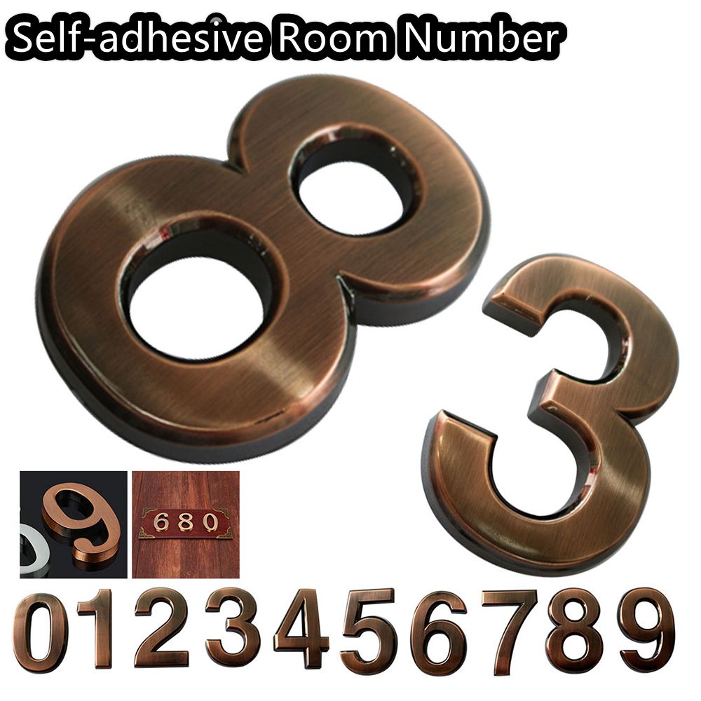 1 PC 3D Bronze Numeral  Self-a - Digital Signature Pad ulasan dan harga
