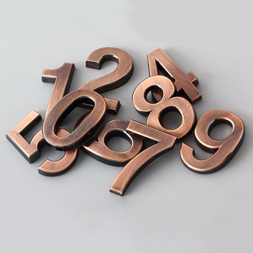 1 PC 3D Bronze Numeral  Self-a - Digital Signature Pad ulasan dan harga