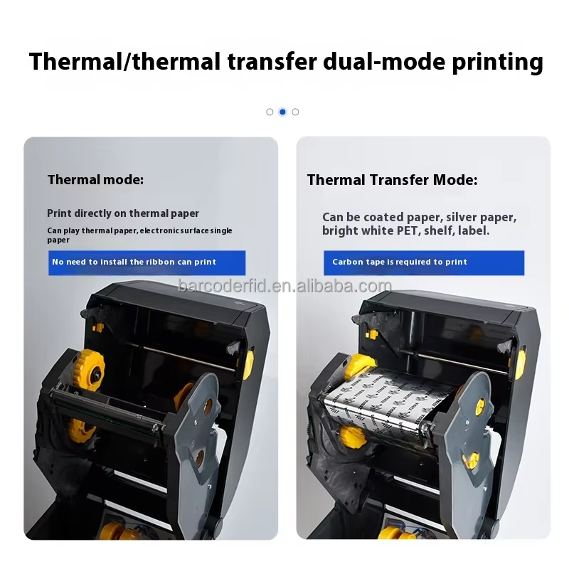 4 Inch 300DPI Thermal Transfer - Label Printer Thermal ulasan dan harga
