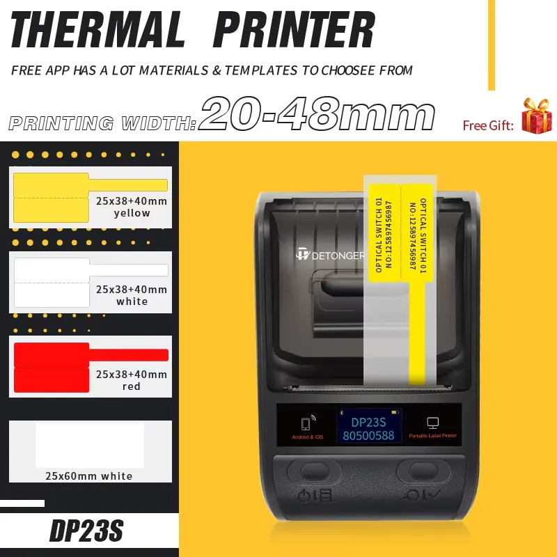 2026 Hot！ Detonger DP23S DP230 - Label Printer Thermal ulasan dan harga