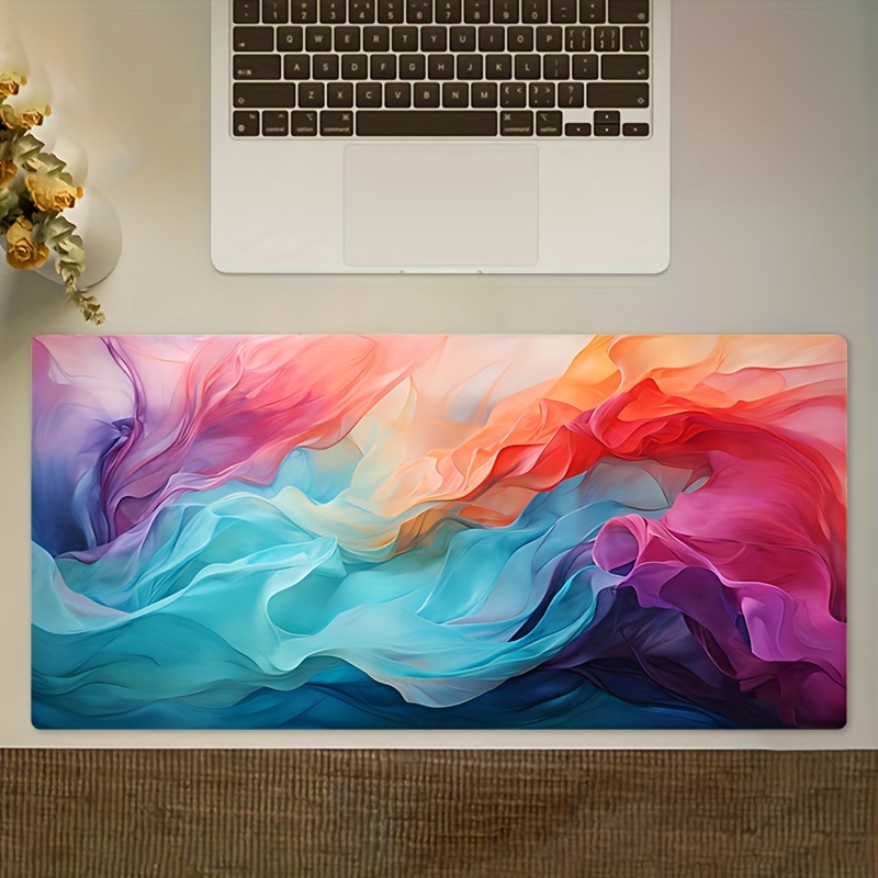 Large Abstract Color Mouse Pad - Office Tech Decor ulasan dan harga