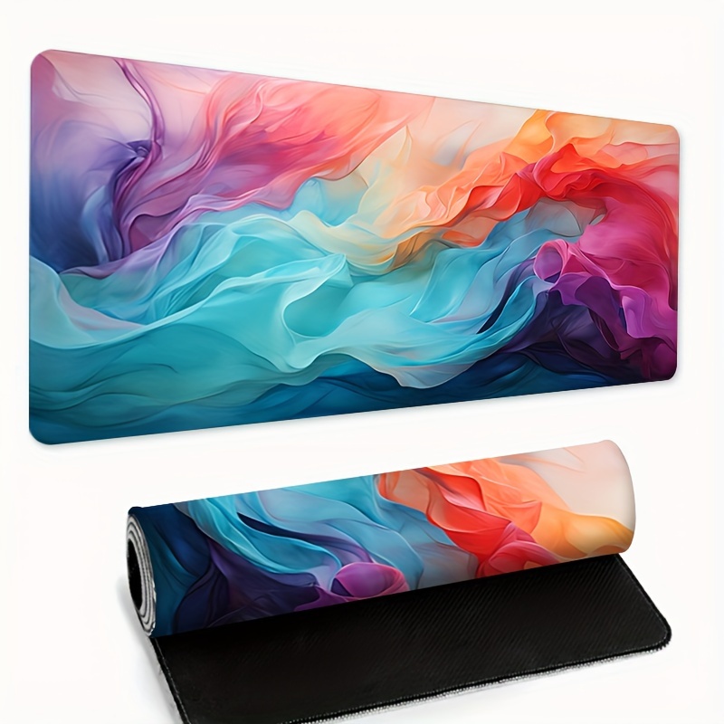 Large Abstract Color Mouse Pad - Office Tech Decor ulasan dan harga
