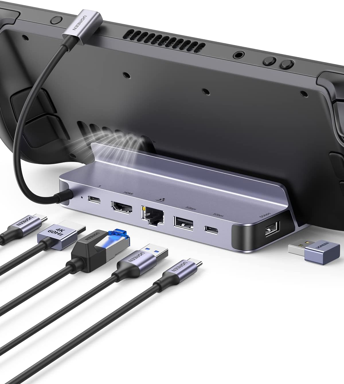 UGREEN Steam Deck Dock 6-in-1  - Docking Station Usb C ulasan dan harga