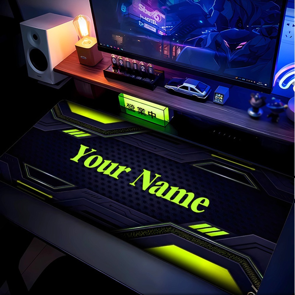 Trendy Neon Tech Line Customiz - Tech Office Names ulasan dan harga