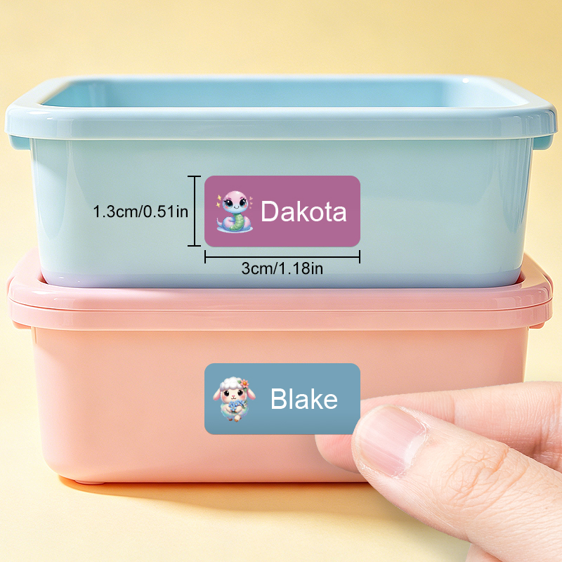 Personalized Name Stickers - F - Tech Office Names ulasan dan harga