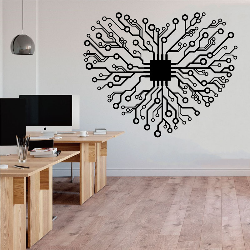 Love Chip Tech Company Office  - Tech Office Wall ulasan dan harga