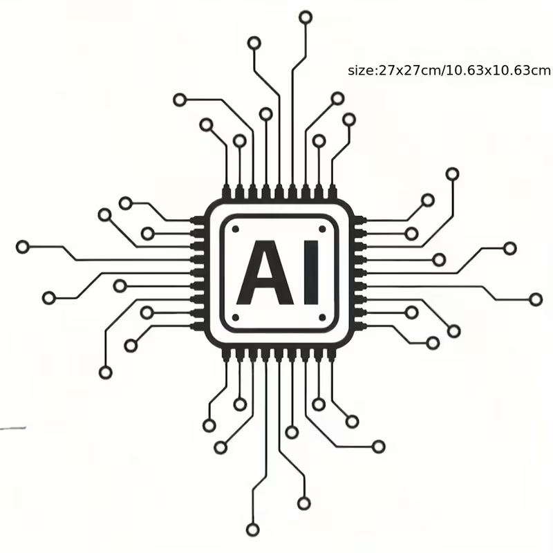 AI Technology Circuit Board Vi - Office Tech Decor ulasan dan harga