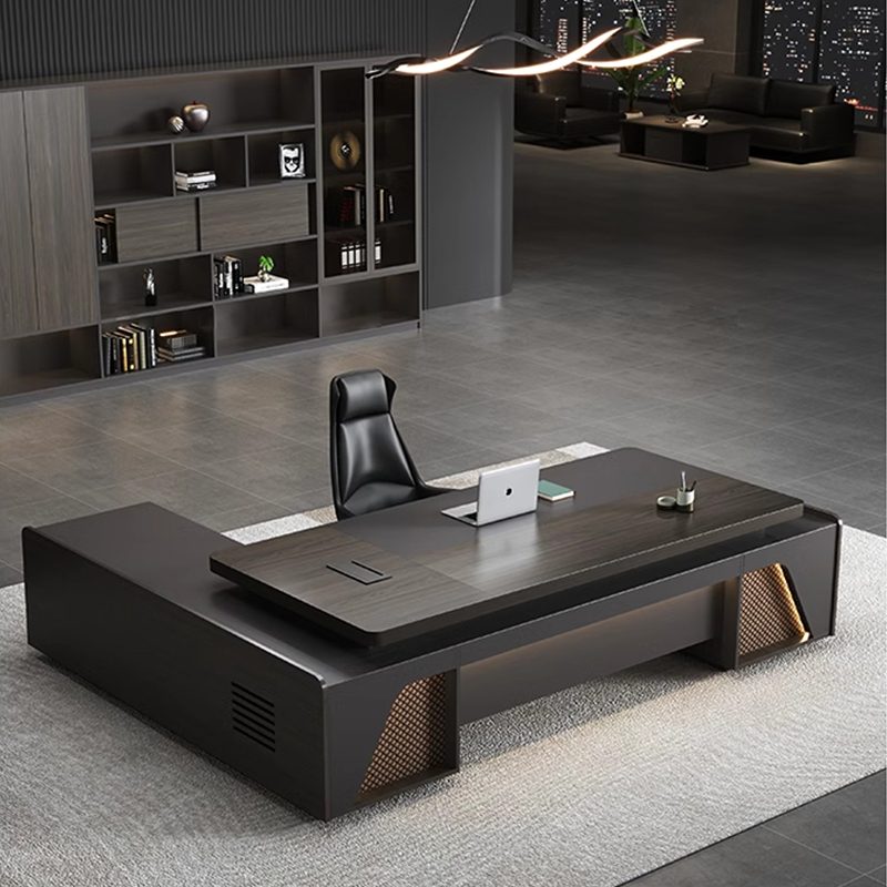 ❀zz Luxury Modern Ceo L Shape  - Office Tech And Management ulasan dan harga