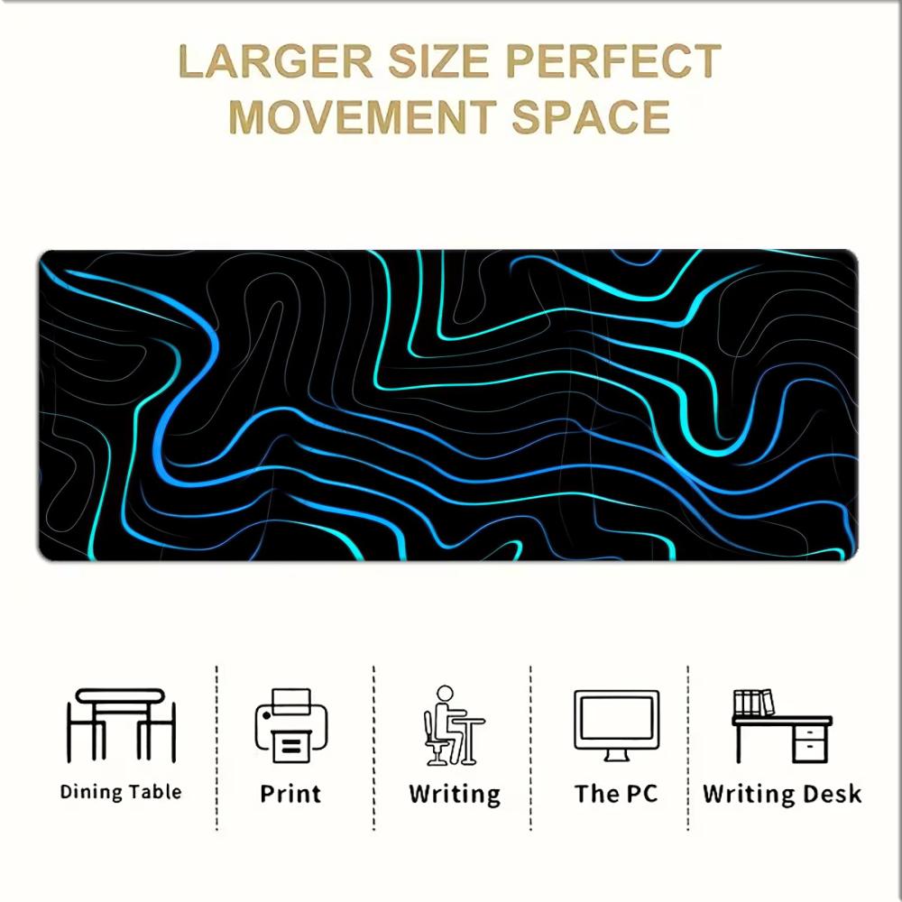 Large XXL Gaming MousePad Desk - Office Print Tech ulasan dan harga