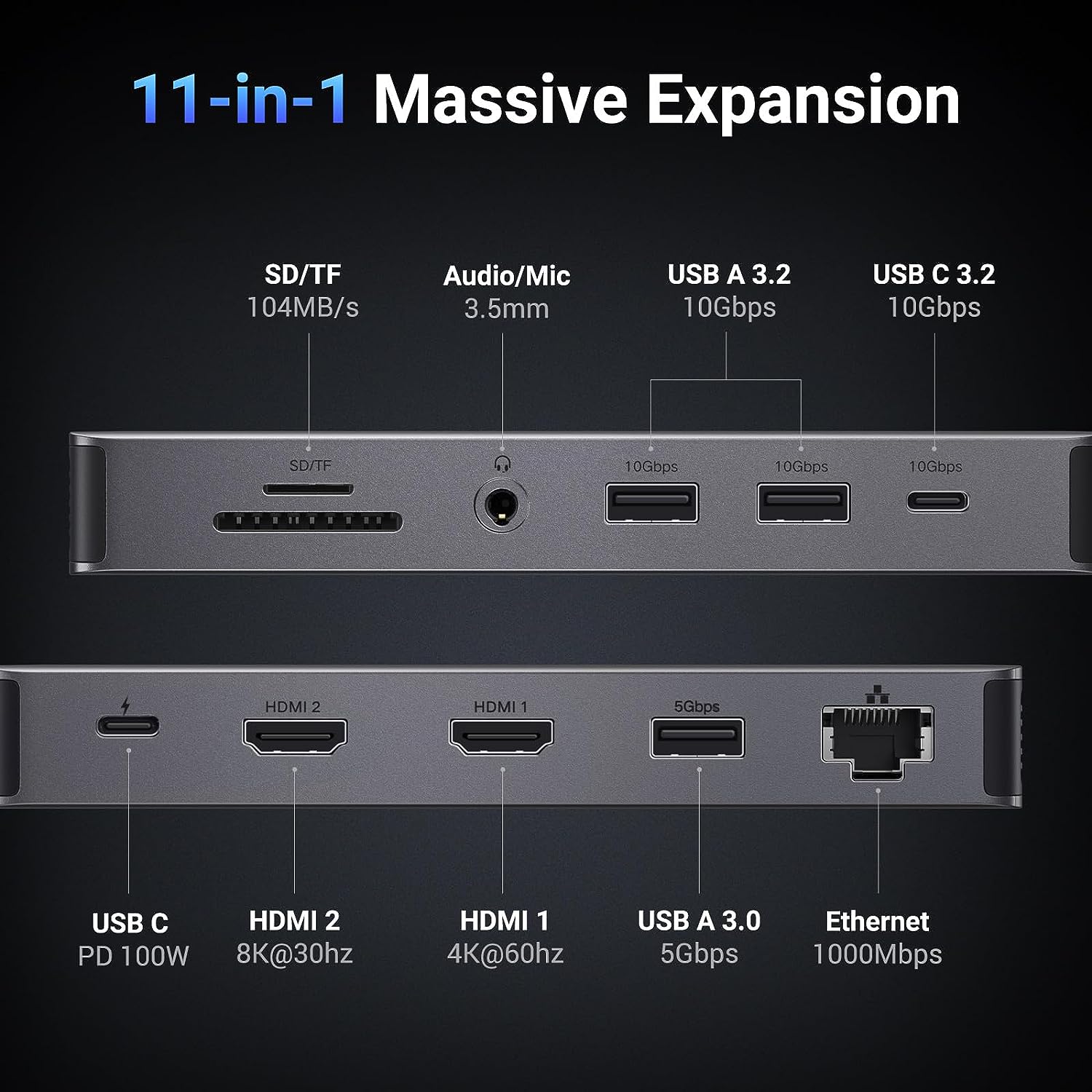 UGREEN Revodok Pro 211 Laptop  - Docking Station Usb C ulasan dan harga