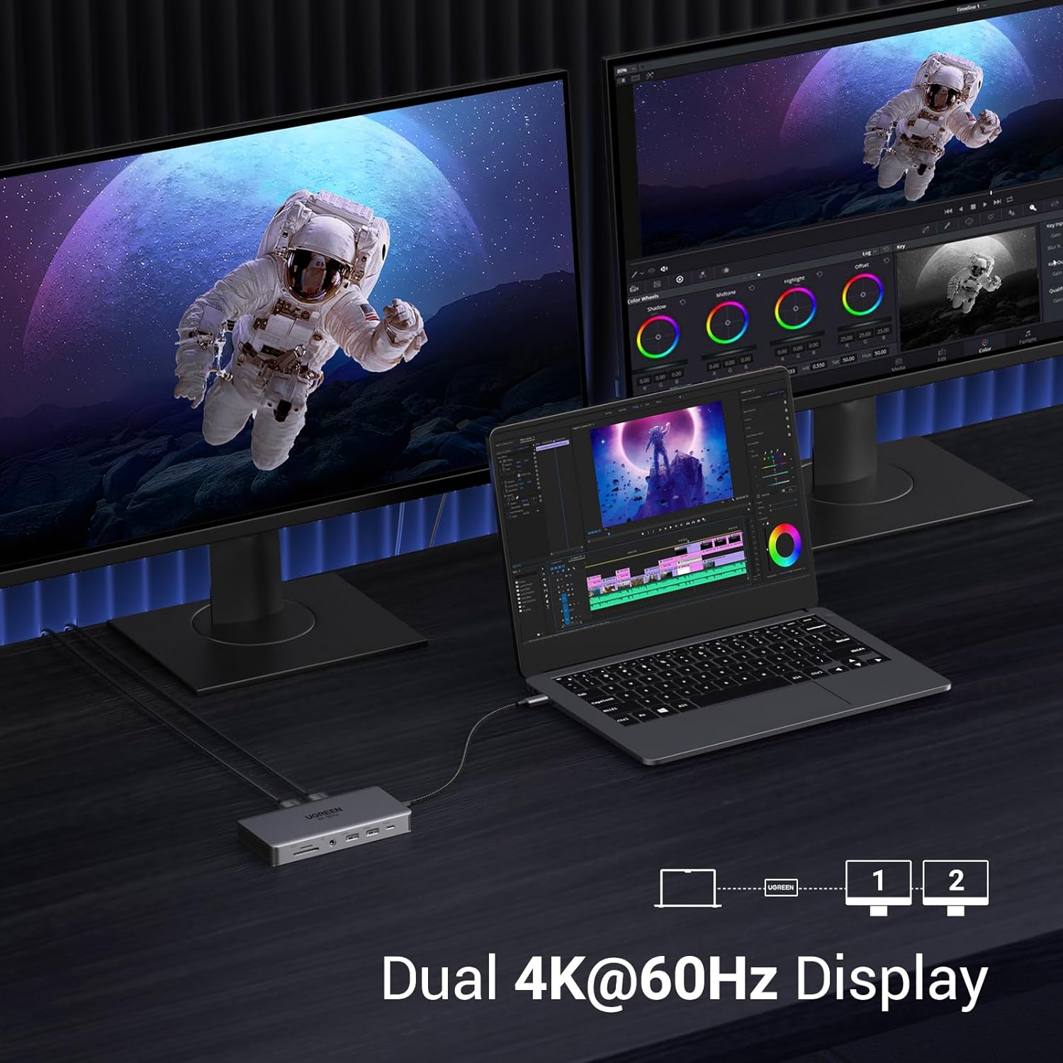 UGREEN Revodok Pro 211 Laptop  - Docking Station Usb C ulasan dan harga