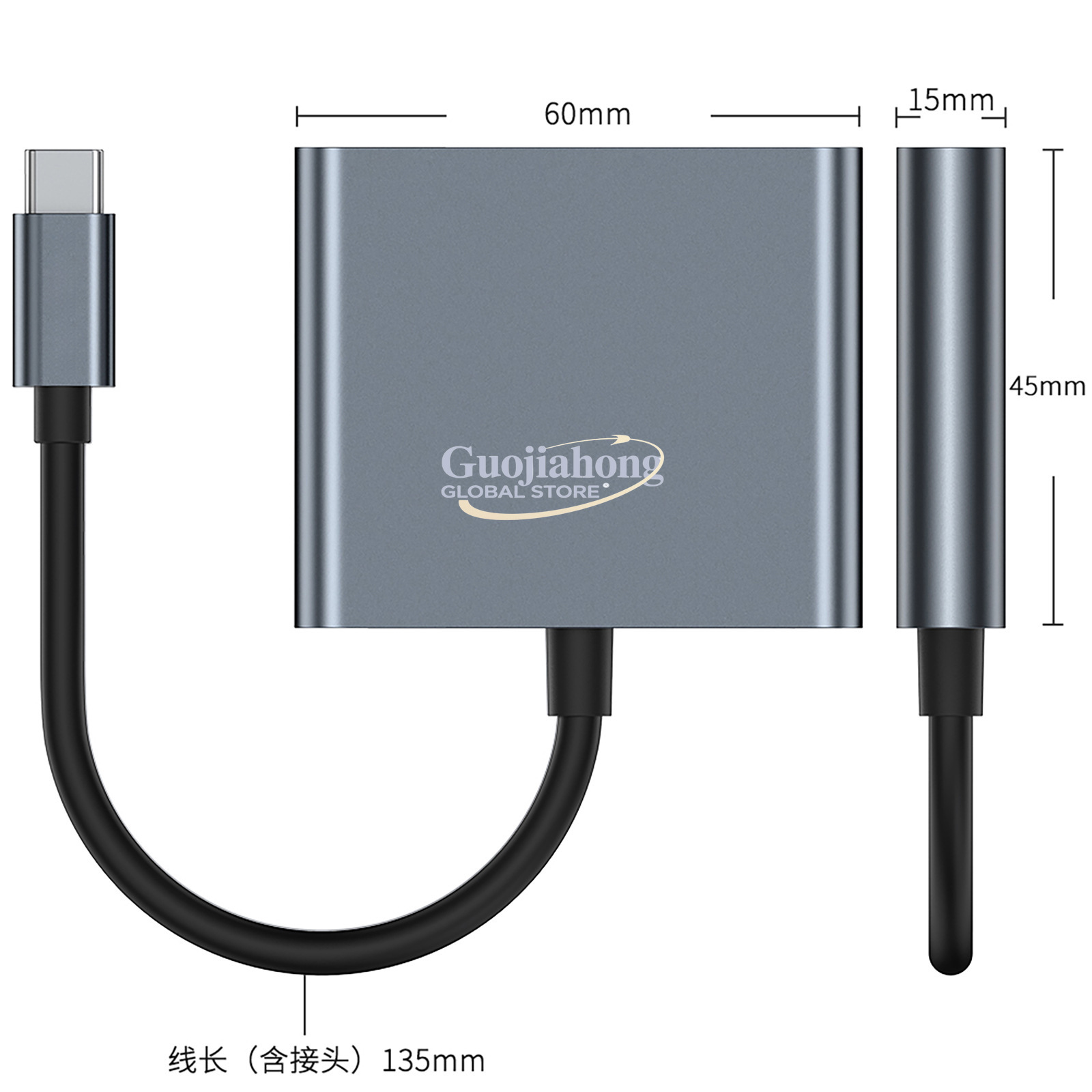 Cross-border usb-c to hd three - Docking Station Usb C ulasan dan harga