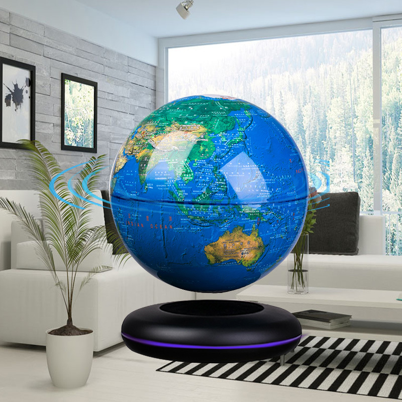 Magnetic Levitation Globe 8 In - Office Tech Decor ulasan dan harga