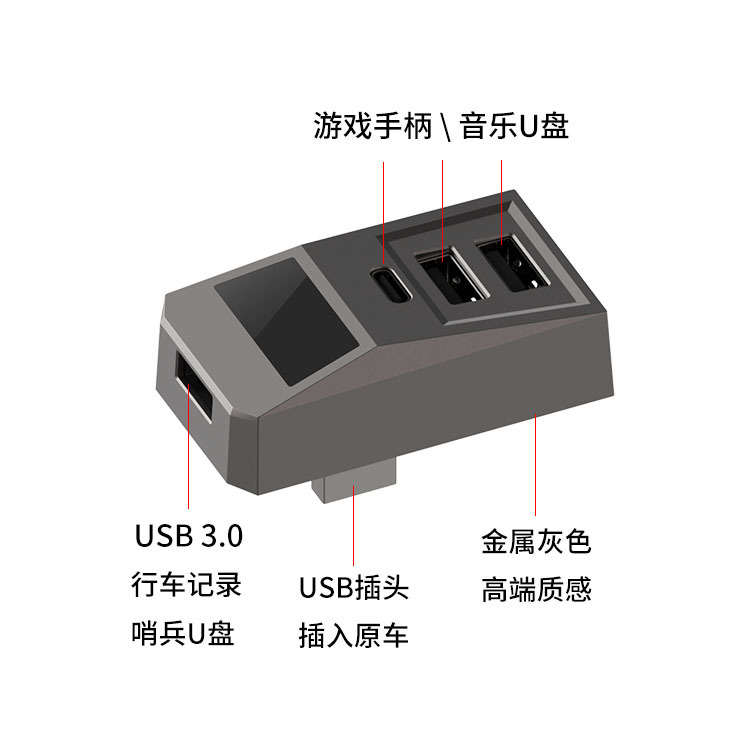 USB Hub Car Glove Box Docking  - Docking Station Usb C ulasan dan harga