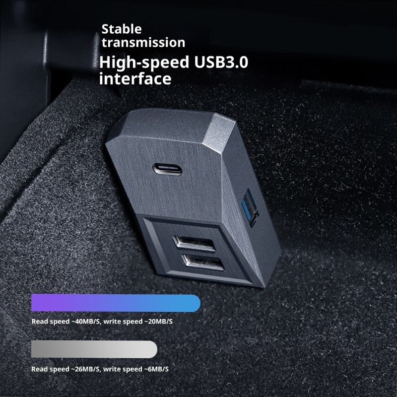Glovebox USB Hub For Tesla Mod - Docking Station Usb C ulasan dan harga