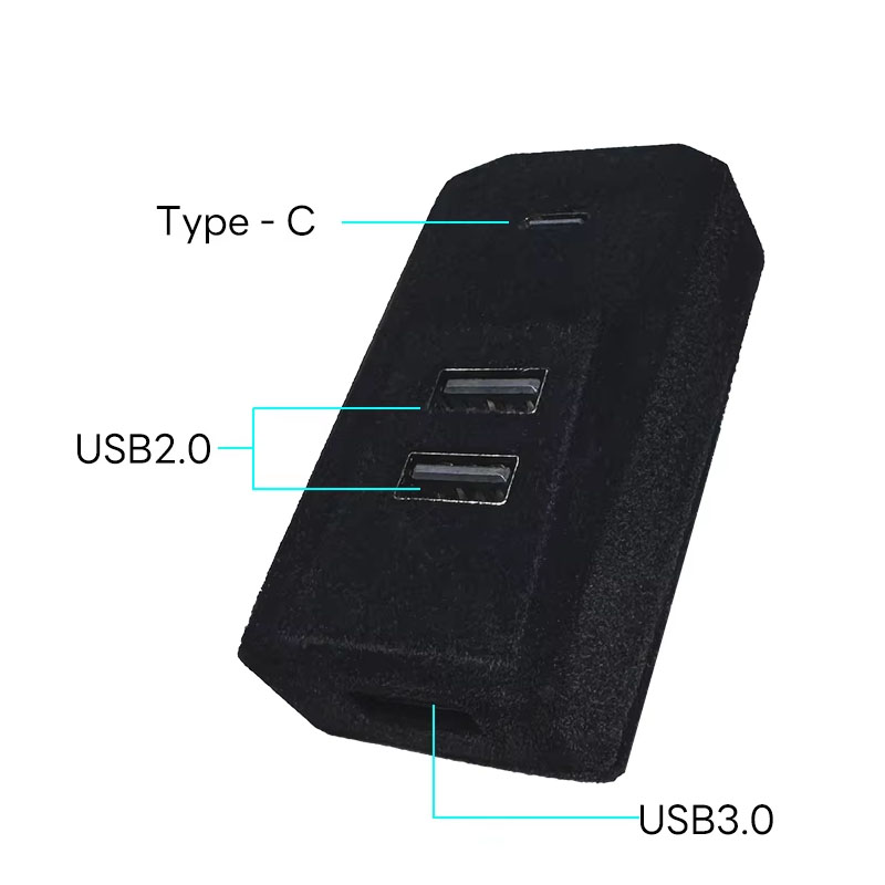 Glovebox USB Hub For Tesla Mod - Docking Station Usb C ulasan dan harga